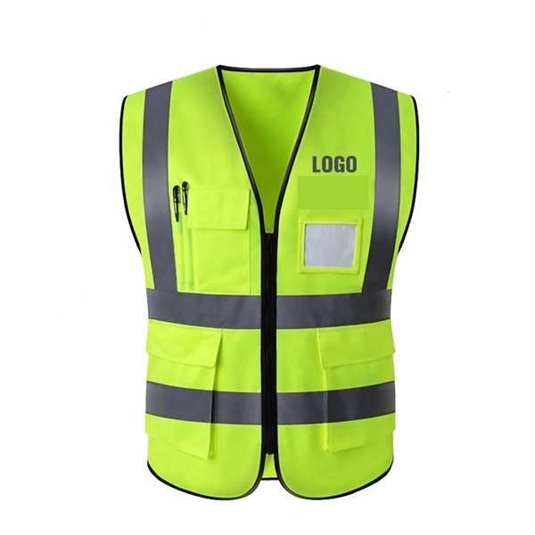 Hi Vis Reflective Safety Vest Jacket - Hi Vis Reflective Safety Vest Jacket - Image 1 of 2