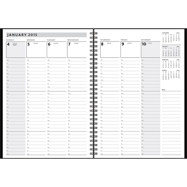 Weekly Organizer - Hard Cover Planner - Weekly Organizer - Hard Cover Planner - Image 1 of 1