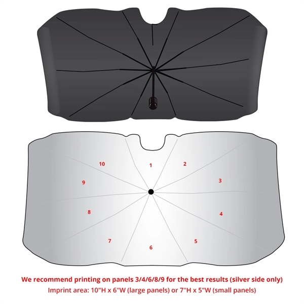 The Dashboard Defender - UV Car Windshield Sunshade Umbrella
