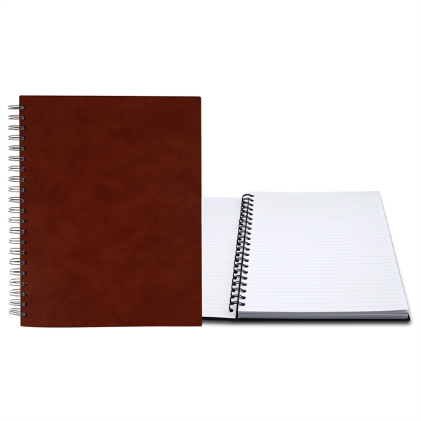 8.5" x 11" Premium Leather Spiral Journal - 8.5" x 11" Premium Leather Spiral Journal - Image 2 of 10