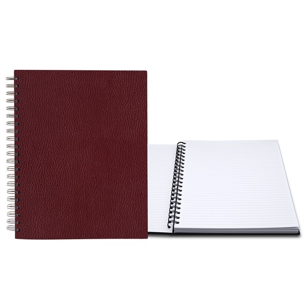 8.5" x 11" Premium Leather Spiral Journal - 8.5" x 11" Premium Leather Spiral Journal - Image 3 of 10