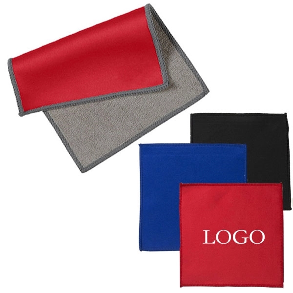 Double Sided Microfiber Cleaning Cloth -5.5 " x 5.5 " - Double Sided Microfiber Cleaning Cloth -5.5 " x 5.5 " - Image 0 of 7