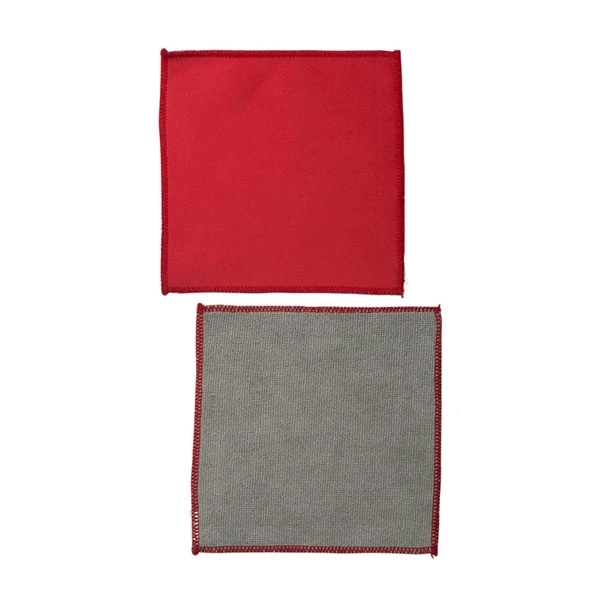 Double Sided Microfiber Cleaning Cloth -5.5 " x 5.5 " - Double Sided Microfiber Cleaning Cloth -5.5 " x 5.5 " - Image 2 of 7