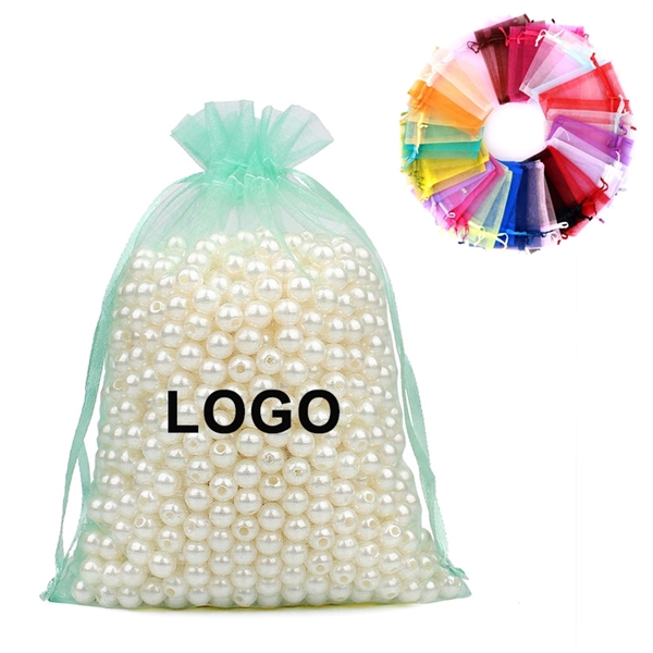 Organza Drawstring Bag 3 1/2"x 4 7/10" - Organza Drawstring Bag 3 1/2"x 4 7/10" - Image 0 of 2