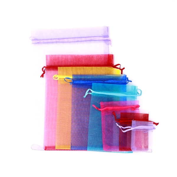 Organza Drawstring Bag 3 1/2"x 4 7/10" - Organza Drawstring Bag 3 1/2"x 4 7/10" - Image 2 of 2