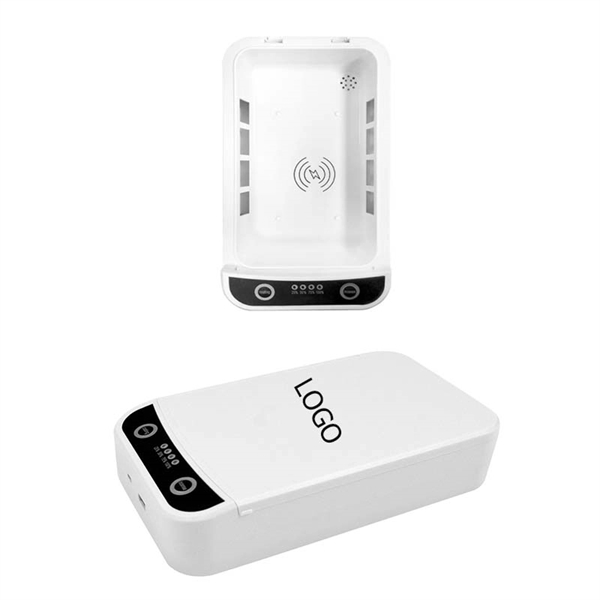 UV Phone Sanitizer and Wireless Charger Combo - UV Phone Sanitizer and Wireless Charger Combo - Image 0 of 4
