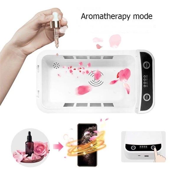 UV Phone Sanitizer and Wireless Charger Combo - UV Phone Sanitizer and Wireless Charger Combo - Image 3 of 4