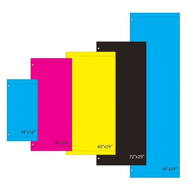 60" x 29" Custom Polyester Avenue Banner - 60" x 29" Custom Polyester Avenue Banner - Image 8 of 11
