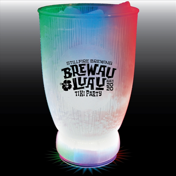 18 oz. Acrylic 3 Light-Up Coconut Cup/Tumbler - 18 oz. Acrylic 3 Light-Up Coconut Cup/Tumbler - Image 0 of 1