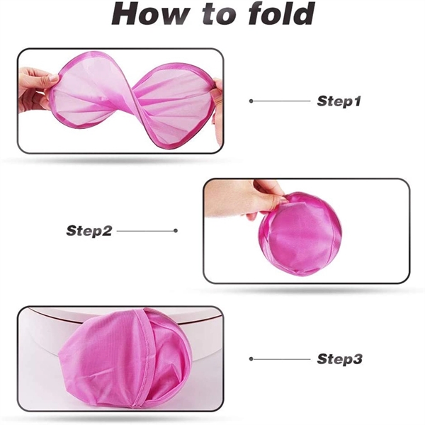 Folding Flyer Disc Hand Fan With Pouch - Folding Flyer Disc Hand Fan With Pouch - Image 5 of 10