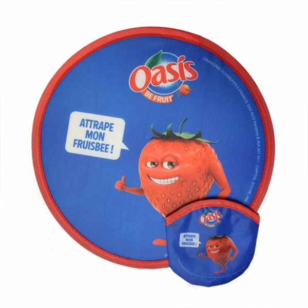 Folding Flyer Disc Hand Fan With Pouch - Folding Flyer Disc Hand Fan With Pouch - Image 8 of 10