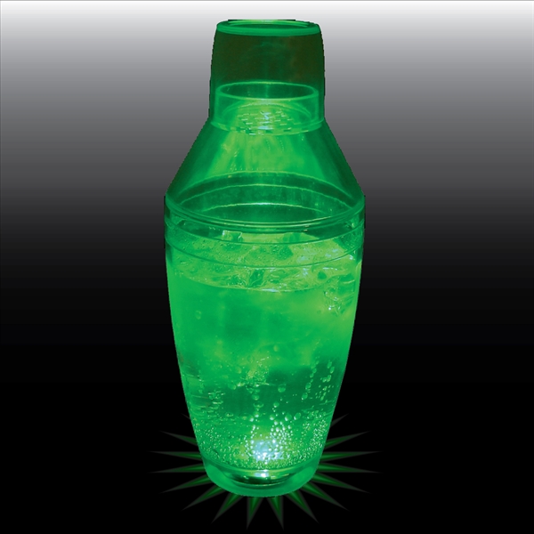 8 oz. Plastic Single Light-Up Martini Top Shaker - 8 oz. Plastic Single Light-Up Martini Top Shaker - Image 1 of 8