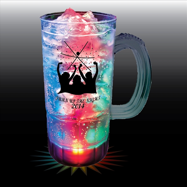 22 oz. Plastic 3 Light-Up Mug w/Handle - 22 oz. Plastic 3 Light-Up Mug w/Handle - Image 0 of 0