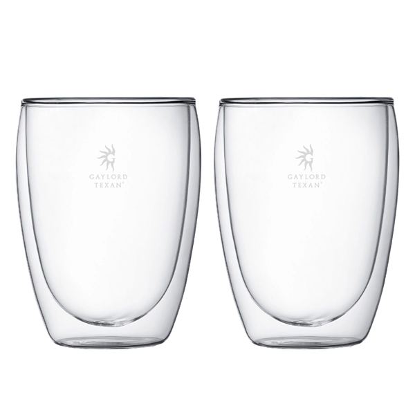 Bodum Pavina 12oz Double Wall Glass Two Piece Set - Bodum Pavina 12oz Double Wall Glass Two Piece Set - Image 1 of 6