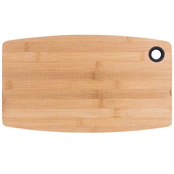 The Wakefield 15.5-Inch Bamboo Cutting Board w/Silicone Ring - The Wakefield 15.5-Inch Bamboo Cutting Board w/Silicone Ring - Image 1 of 3