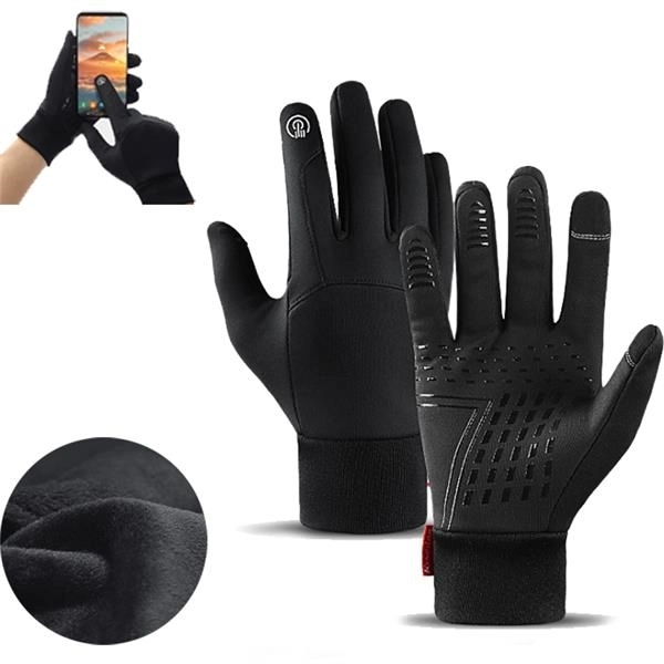 Touch Screen Water Resistant Thermal Winter Gloves - Touch Screen Water Resistant Thermal Winter Gloves - Image 1 of 2