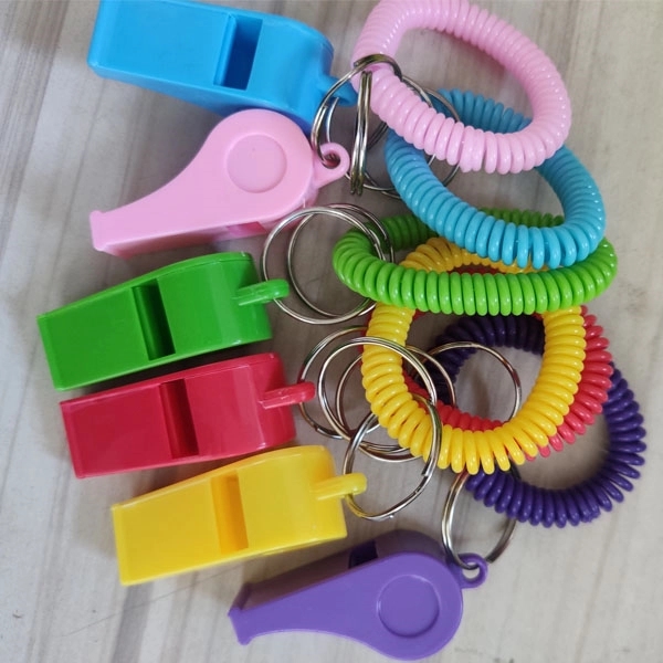 Promotional Whistle Coil Keychains - Promotional Whistle Coil Keychains - Image 1 of 6
