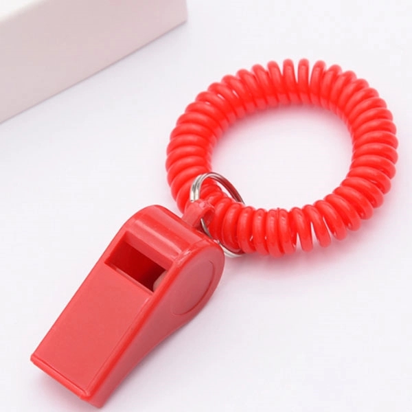 Promotional Whistle Coil Keychains - Promotional Whistle Coil Keychains - Image 3 of 6