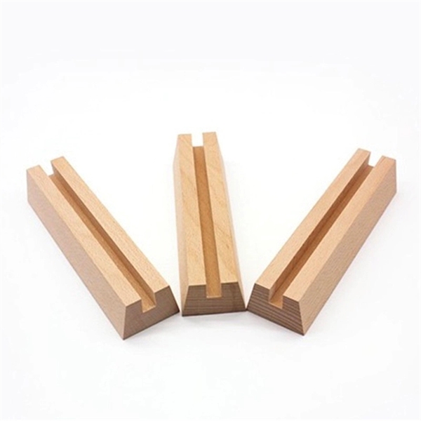 Wood Block Desk Calendar Stand - Wood Block Desk Calendar Stand - Image 1 of 1