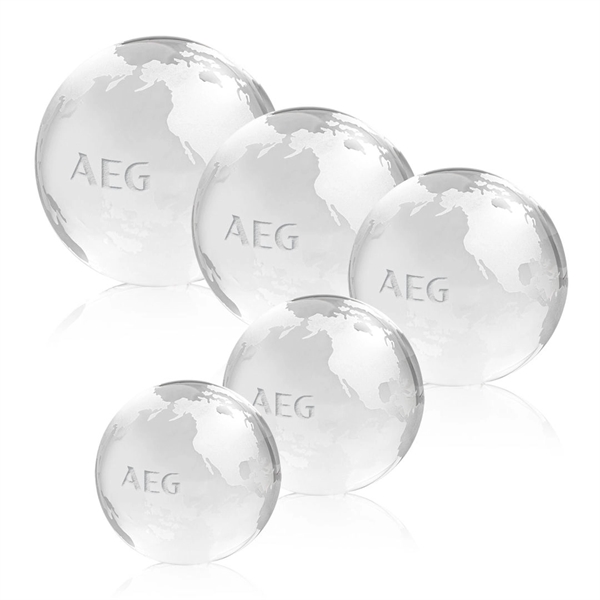 Globe Paperweight - Clear - Globe Paperweight - Clear - Image 0 of 11