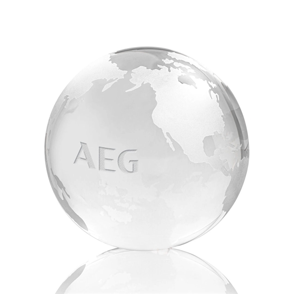 Globe Paperweight - Clear - Globe Paperweight - Clear - Image 6 of 11