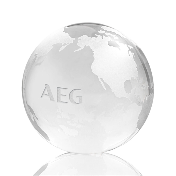 Globe Paperweight - Clear - Globe Paperweight - Clear - Image 8 of 11