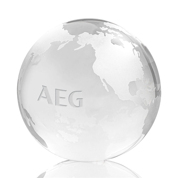 Globe Paperweight - Clear - Globe Paperweight - Clear - Image 10 of 11
