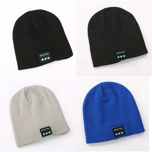 Bluetooth Beanie Hat - Bluetooth Beanie Hat - Image 3 of 4