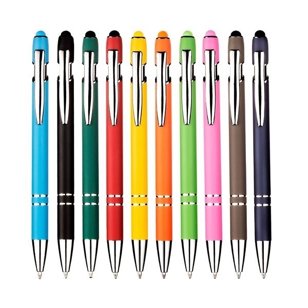 Soft Touch Metal Ballpoint Pen - Soft Touch Metal Ballpoint Pen - Image 0 of 7