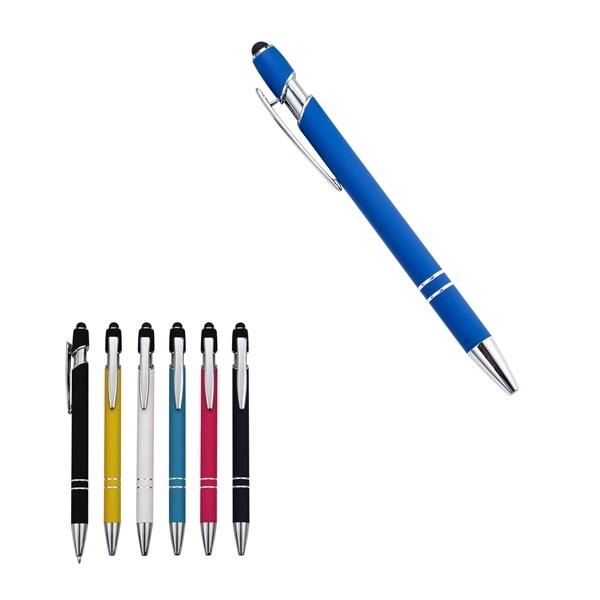 Soft Touch Metal Ballpoint Pen - Soft Touch Metal Ballpoint Pen - Image 1 of 7