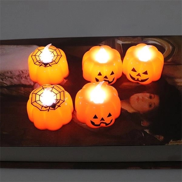 Halloween LED Pumpkin Candle - Halloween LED Pumpkin Candle - Image 1 of 2