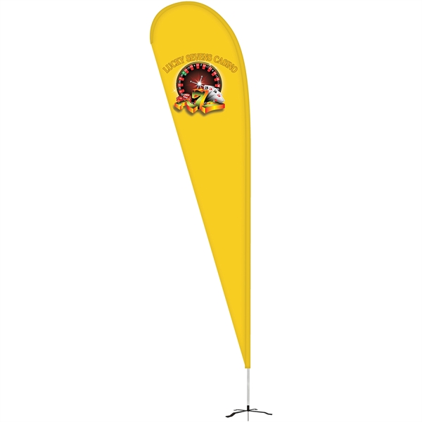 12' Double Sided Teardrop Banner w/ Premium Hardware & Base - 12' Double Sided Teardrop Banner w/ Premium Hardware & Base - Image 3 of 15