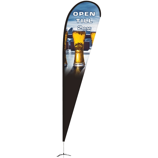 15' Double Sided Teardrop Banner w/ Premium Hardware & Base - 15' Double Sided Teardrop Banner w/ Premium Hardware & Base - Image 1 of 15