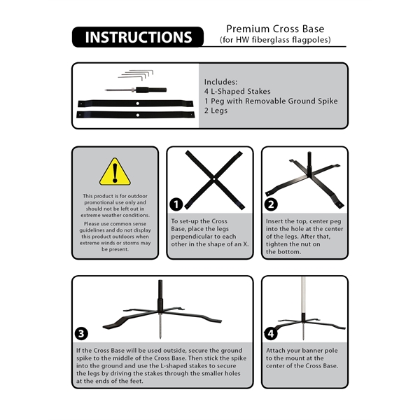 15' Double Sided Teardrop Banner w/ Premium Hardware & Base - 15' Double Sided Teardrop Banner w/ Premium Hardware & Base - Image 13 of 15