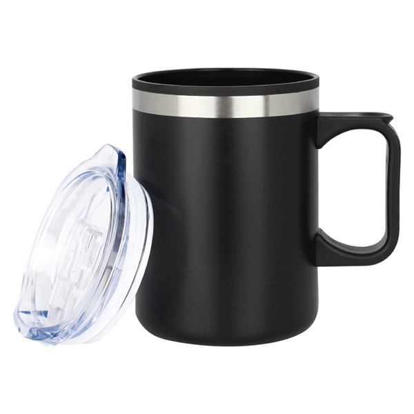 Laurie 14 oz. Double Walled Stainless Steel Camper Mug - Laurie 14 oz. Double Walled Stainless Steel Camper Mug - Image 2 of 5