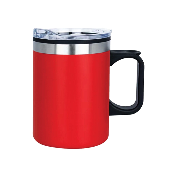 Laurie 14 oz. Double Walled Stainless Steel Camper Mug - Laurie 14 oz. Double Walled Stainless Steel Camper Mug - Image 4 of 5