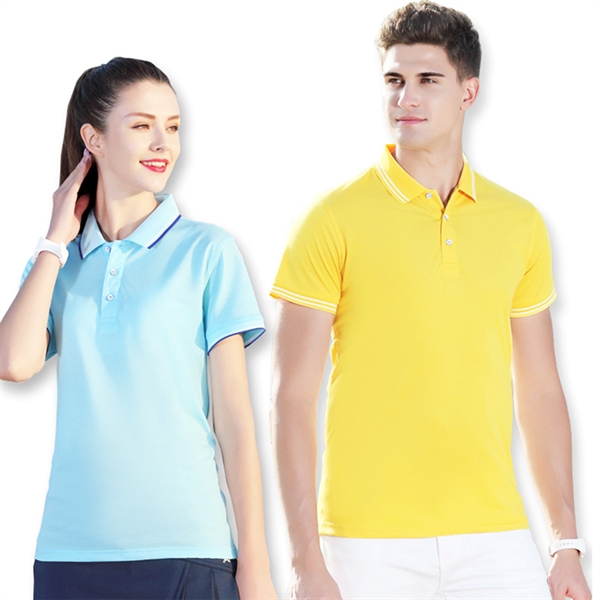 Short Sleeves Golf Polo Shirts - Short Sleeves Golf Polo Shirts - Image 1 of 4