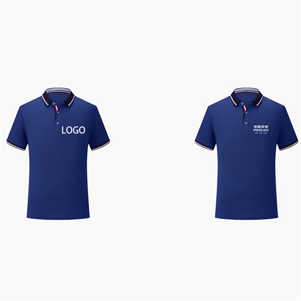 Short Sleeves Golf Polo Shirts - Short Sleeves Golf Polo Shirts - Image 3 of 4