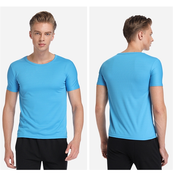 Custom Logo Quick-drying Sports T-shirt - Custom Logo Quick-drying Sports T-shirt - Image 1 of 2