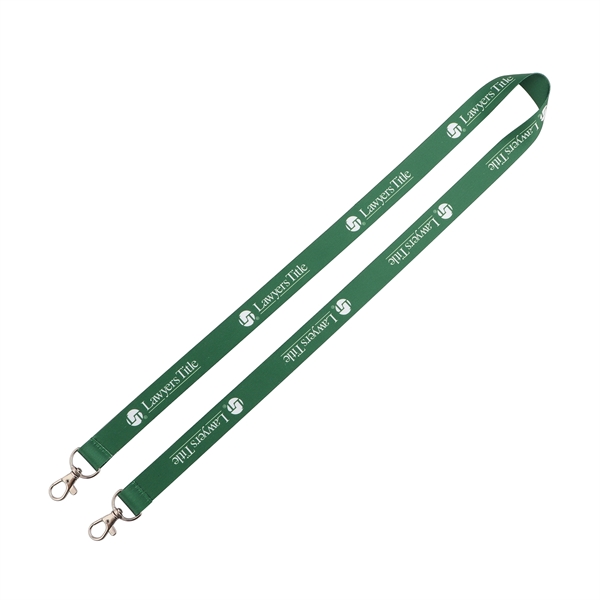 3/4" Dye Sublimated Double Ended Lanyard