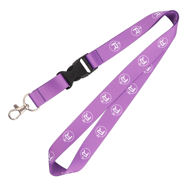 3/4" Full Color Dye Sublimated Lanyard w/Detachable Buckle - 3/4" Full Color Dye Sublimated Lanyard w/Detachable Buckle - Image 0 of 2