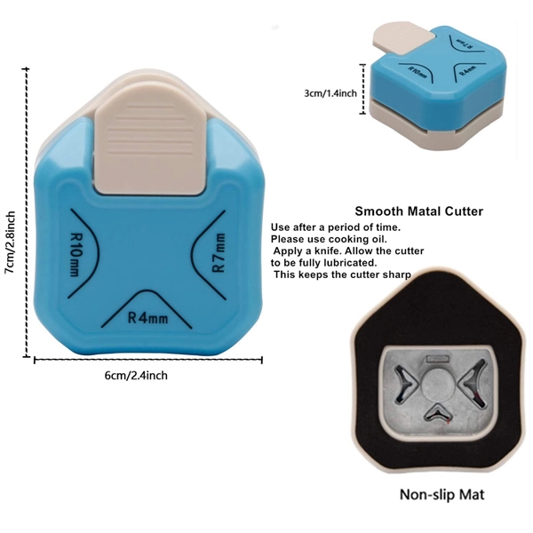 3 in 1 Corner Rounder Paper Punch - 3 in 1 Corner Rounder Paper Punch - Image 3 of 4