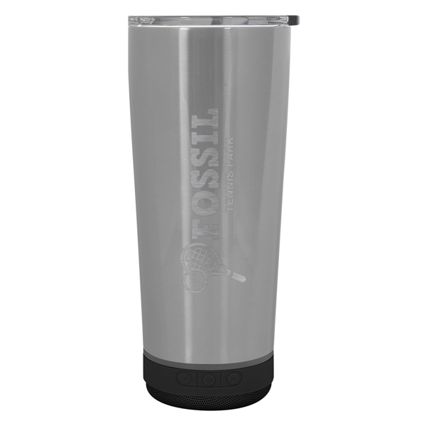 18 OZ. STAINLESS STEEL TUMBLER WITH SPEAKER - 18 OZ. STAINLESS STEEL TUMBLER WITH SPEAKER - Image 24 of 32