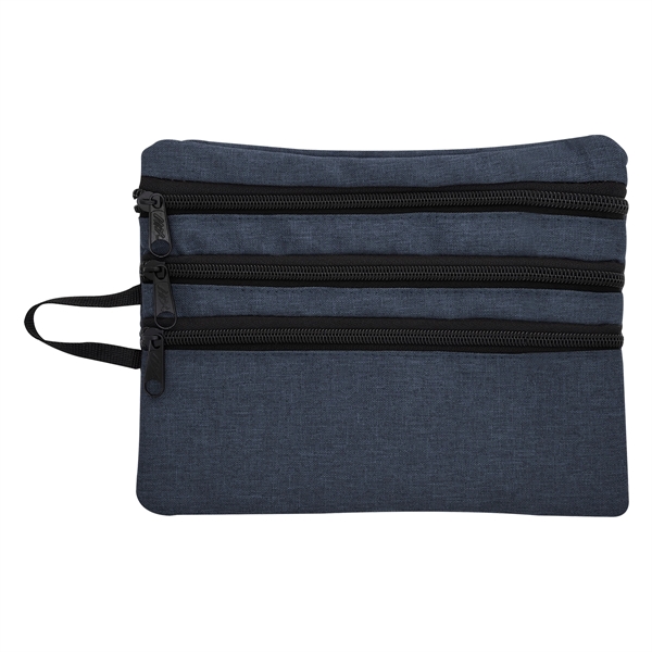 Heathered Tech Accessory Travel Bag - Heathered Tech Accessory Travel Bag - Image 7 of 12