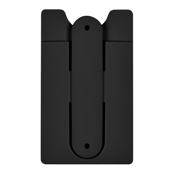 Silicone Phone Wallet With Stand - Silicone Phone Wallet With Stand - Image 1 of 25