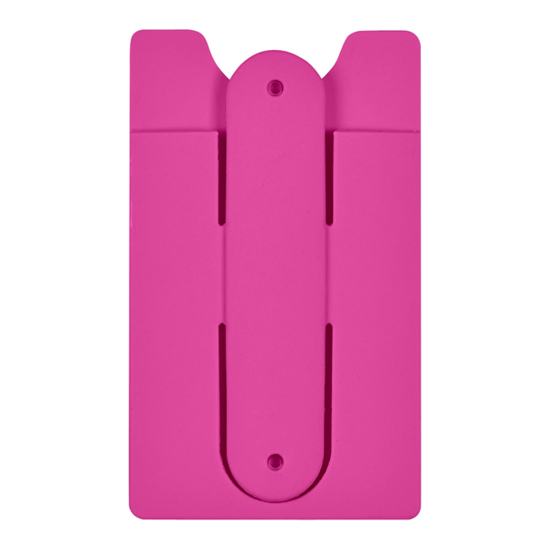 Silicone Phone Wallet With Stand - Silicone Phone Wallet With Stand - Image 10 of 25