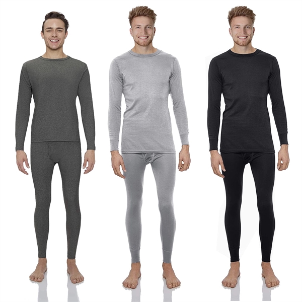 Men's Ultra Soft Thermal Underwear Set - Men's Ultra Soft Thermal Underwear Set - Image 0 of 5