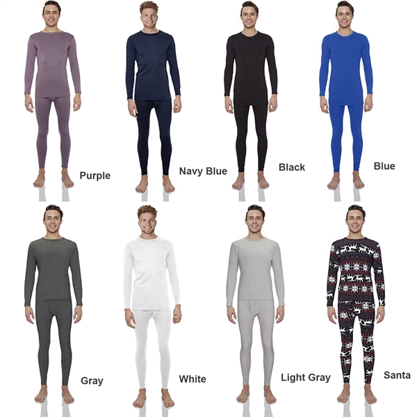 Men's Ultra Soft Thermal Underwear Set - Men's Ultra Soft Thermal Underwear Set - Image 1 of 5