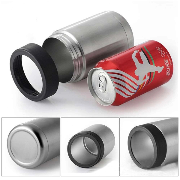 12oz Vacuum Insulated Beer Can and Bottle Cooler Holder - 12oz Vacuum Insulated Beer Can and Bottle Cooler Holder - Image 1 of 4