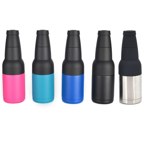 12oz Insulated Beer Bottle Cooler With Opener - 12oz Insulated Beer Bottle Cooler With Opener - Image 4 of 6